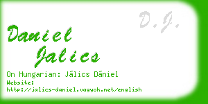 daniel jalics business card