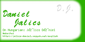 daniel jalics business card
